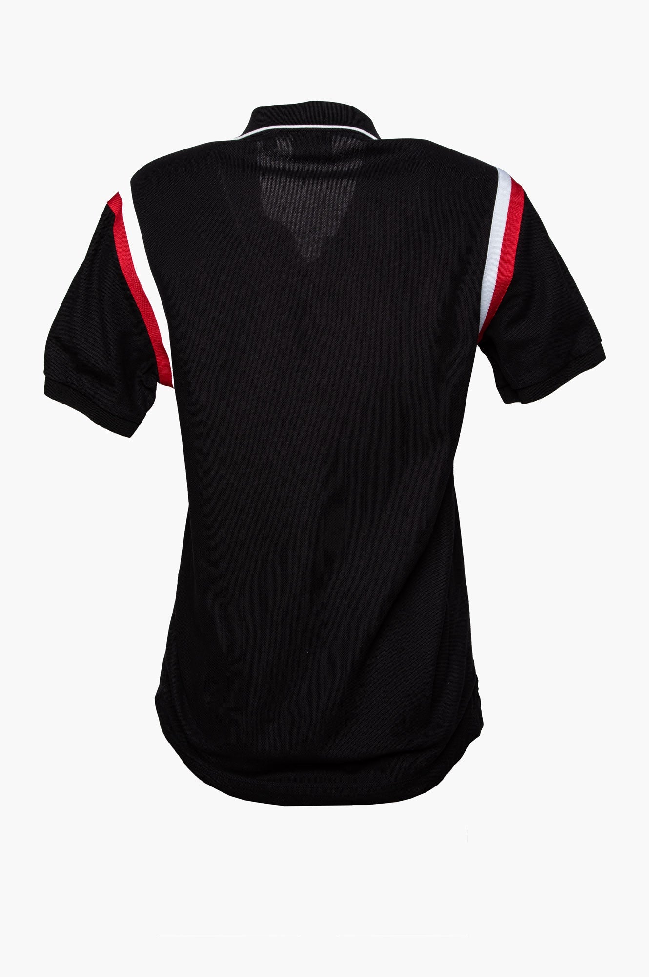Burberry Black Cotton Graphic Appliqué Polo Shirt