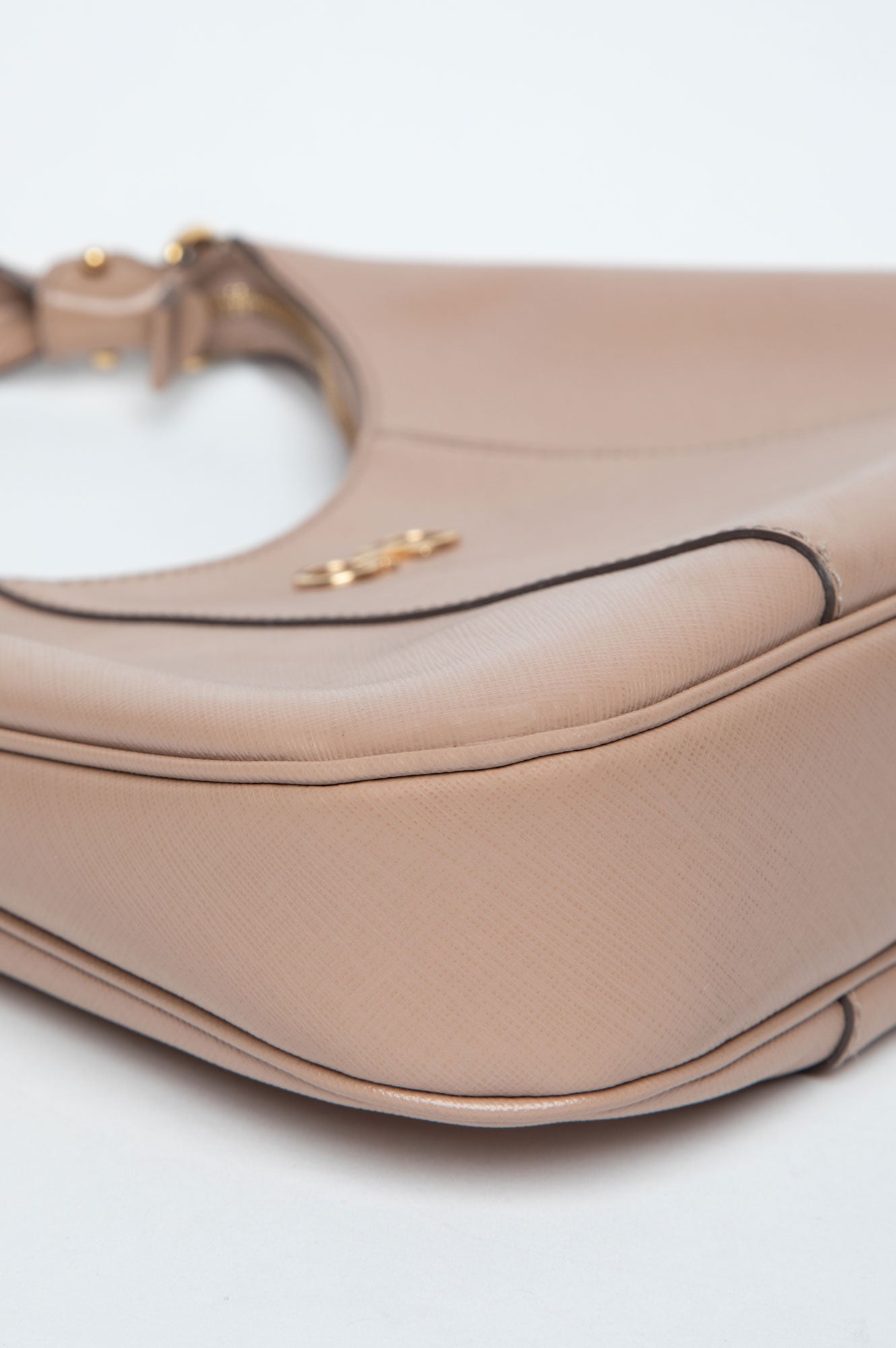 Salvatore Ferragamo Beige Petunia Hobo Bag