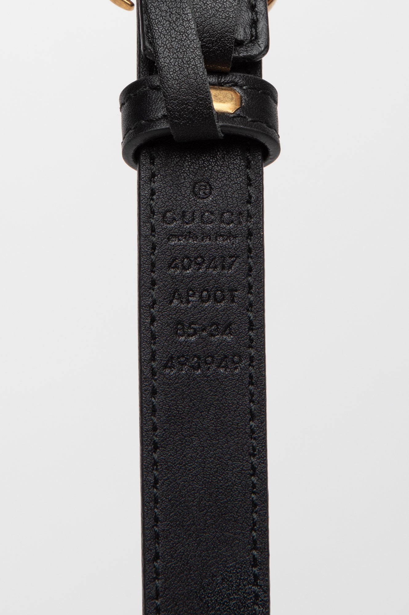 Gucci Marmont GG Thin Belt Size 85