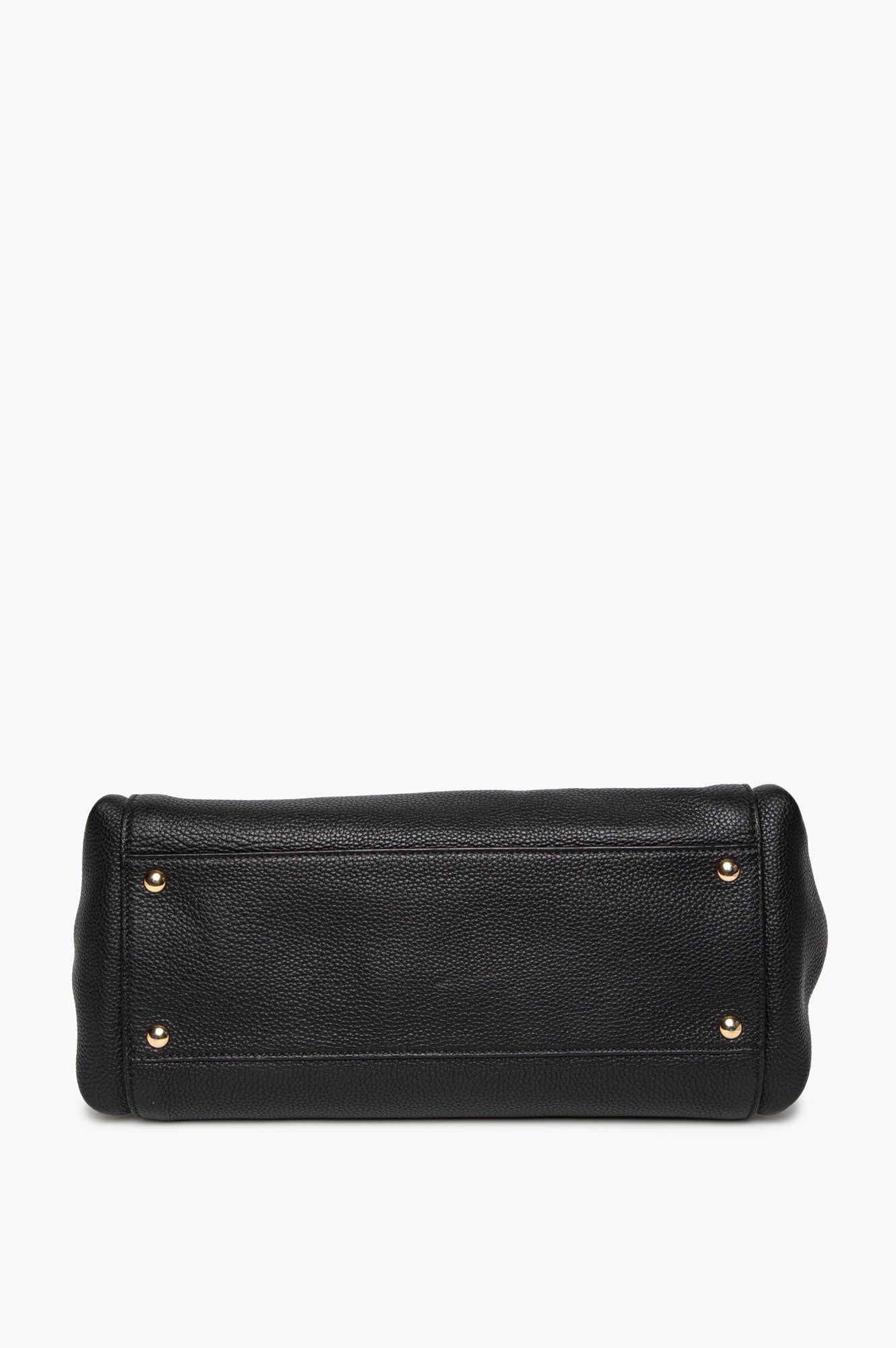 Salvatore Ferragamo Medium Black Leather Sofia Satchel