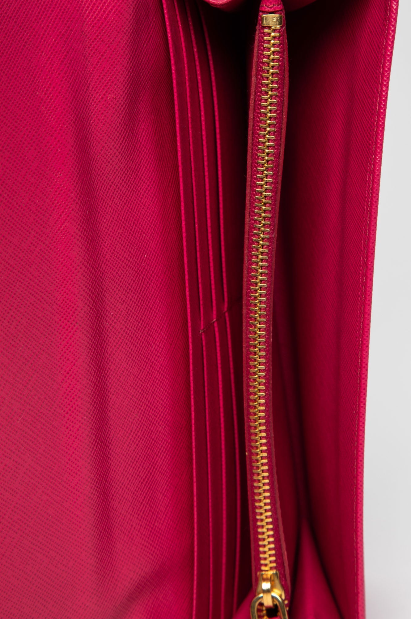 Prada Pink Heart Long Wallet