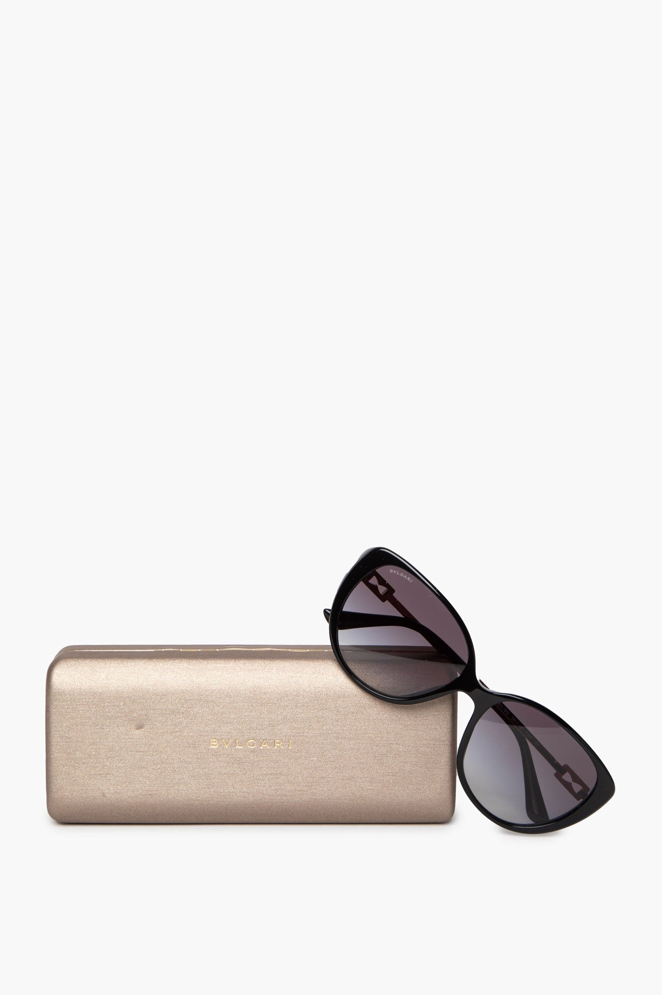 Bvlgari Black Cateye Sunglasses