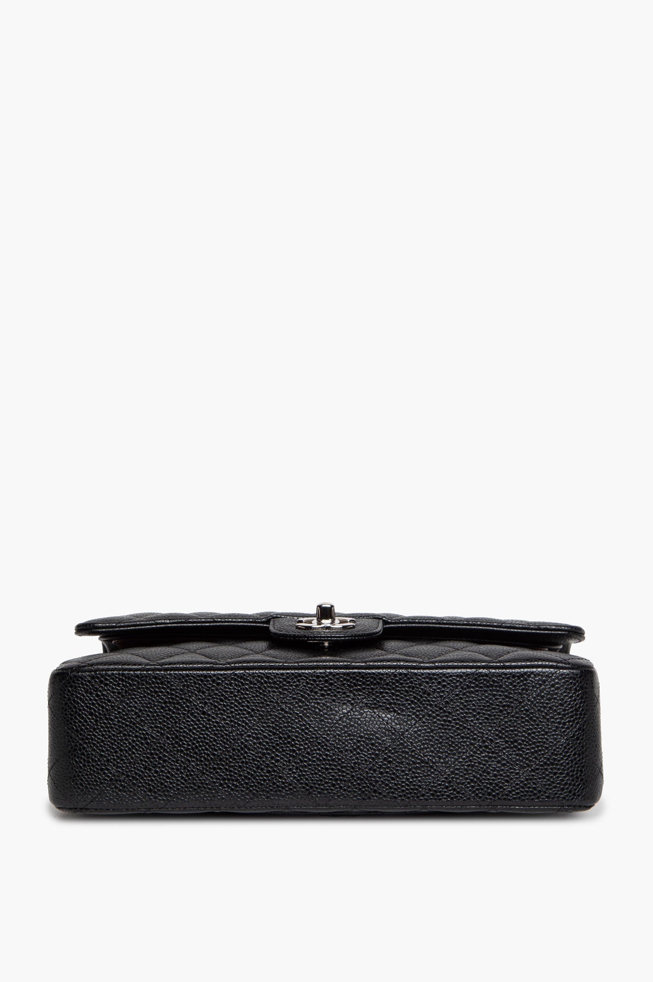 Chanel Black Caviar Medium Double Flap Bag SHW