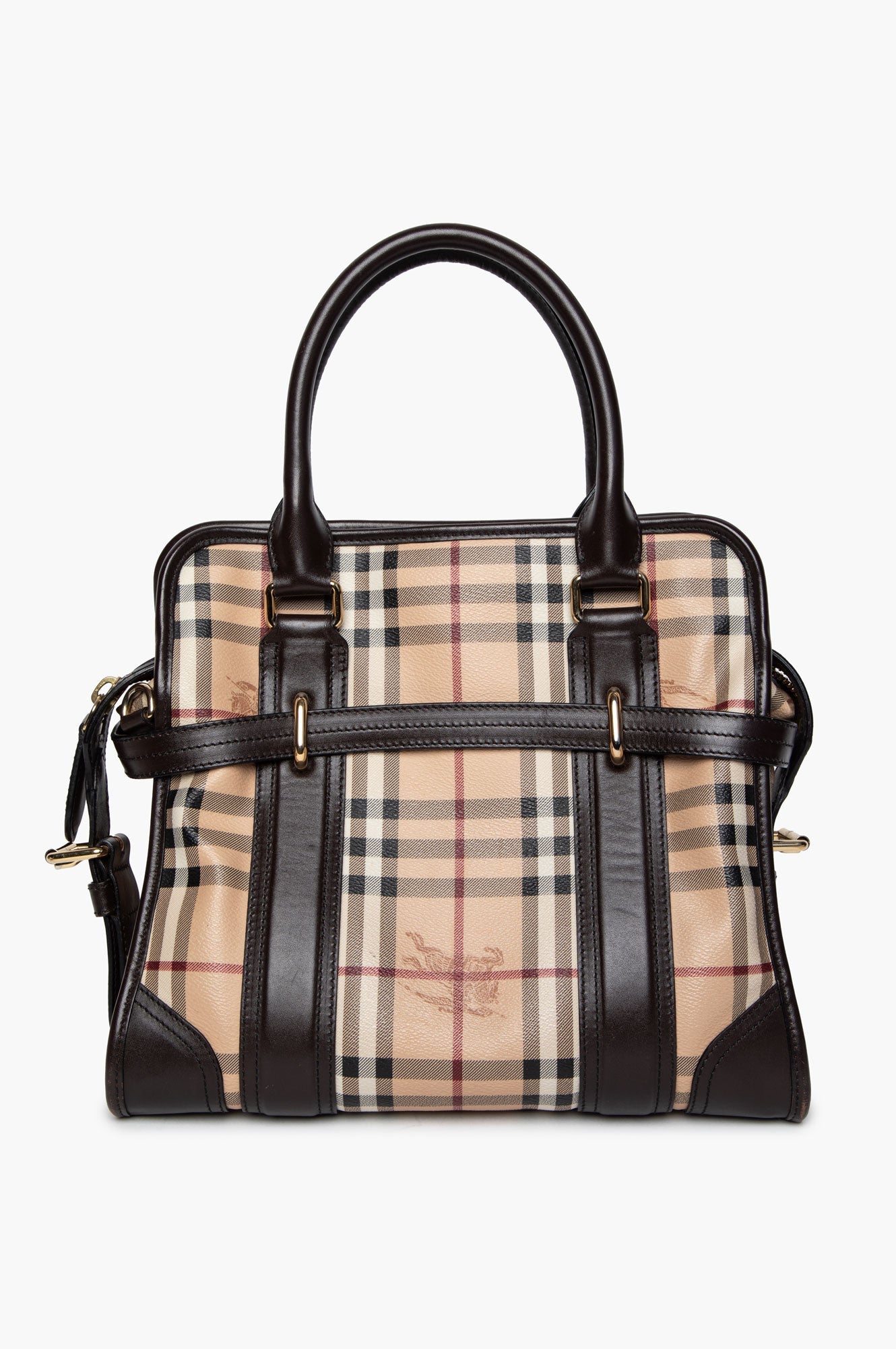 Burberry Haymarket Check Minford Satchel