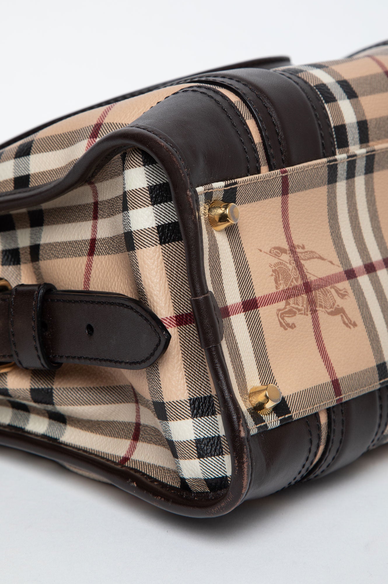 Burberry Haymarket Check Minford Satchel