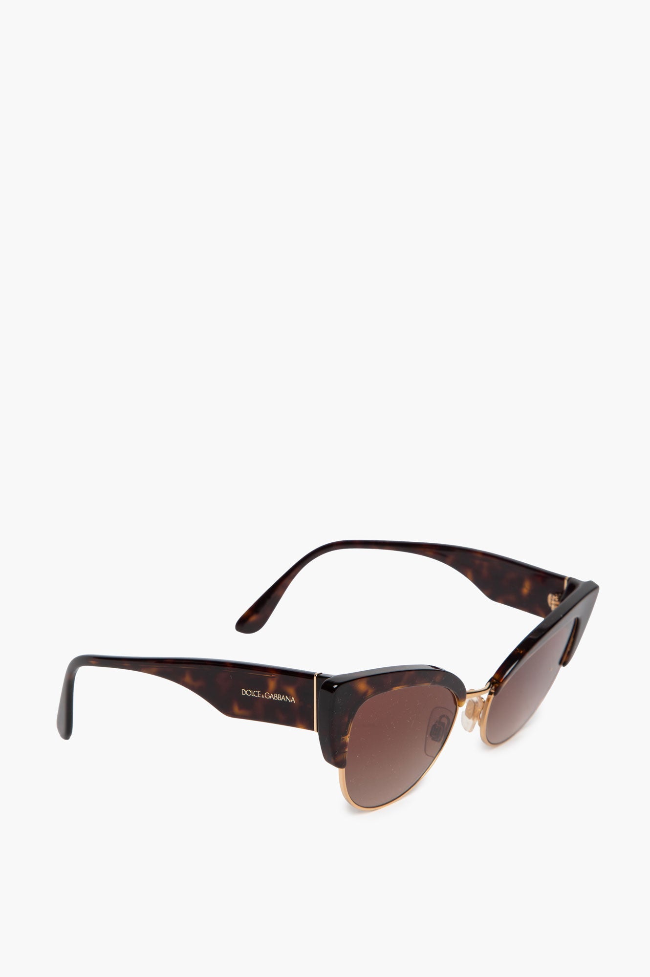 Dolce & Gabbana DG4346 Havana Tortoise Cateye Sunglasses