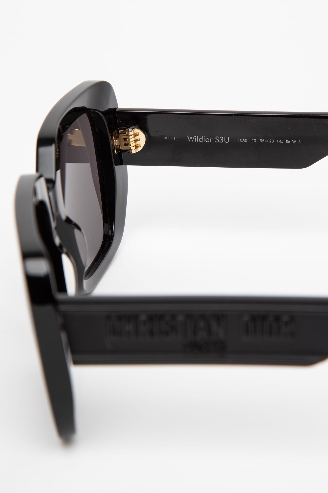 Christian Dior Black Wildior S3U Oversize Square Sunglasses