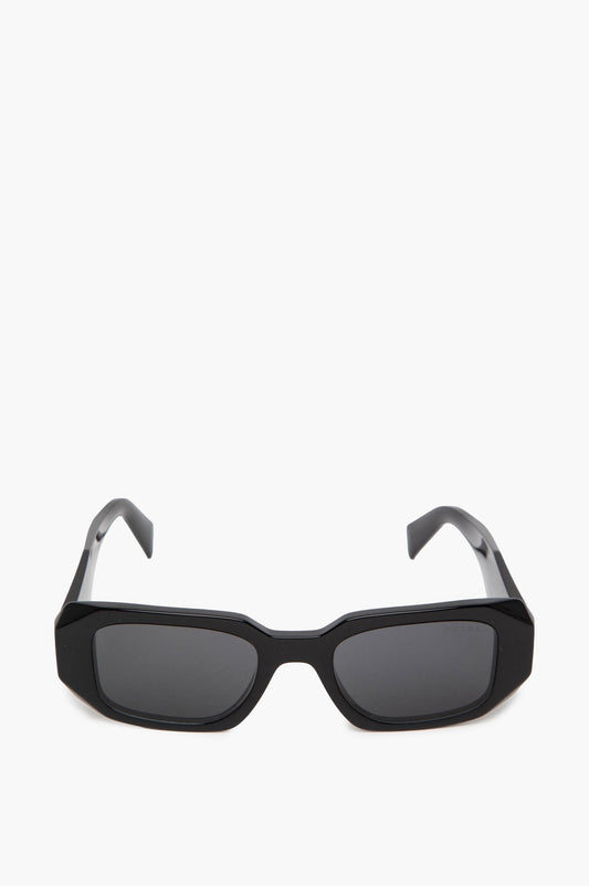 Prada Black PR 17WS Rectangle Sunglasses