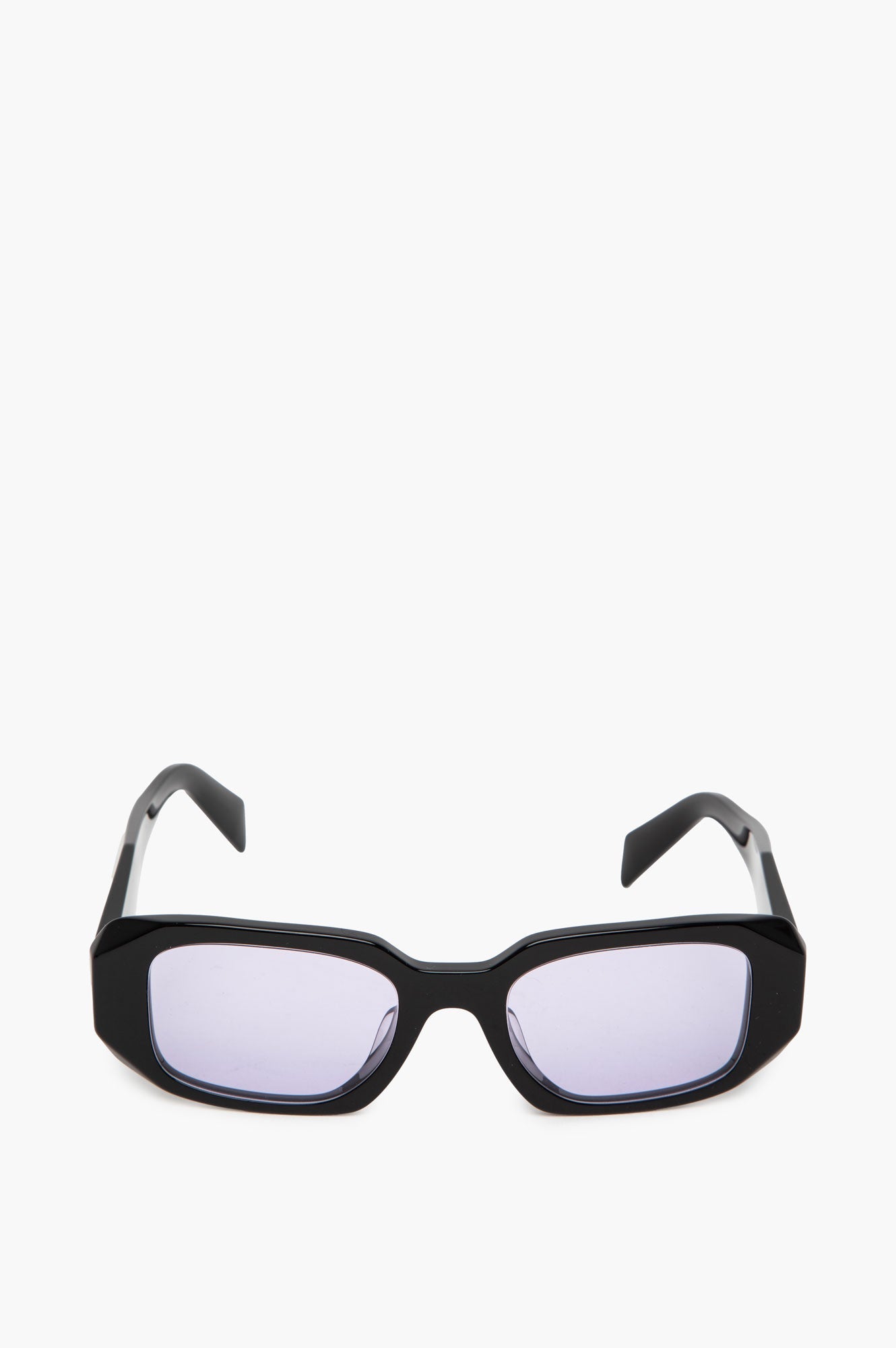 Prada PR 17WS Black Sunglasses With Purple Lenses