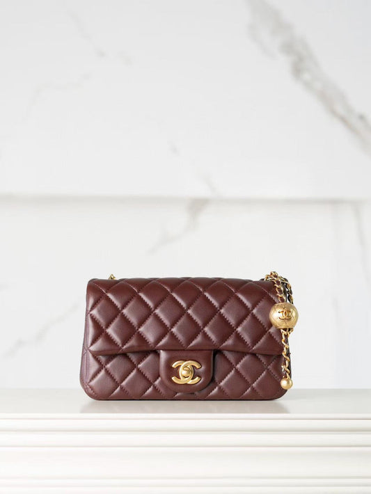 Chanel New Gold Ball Clasp Bag