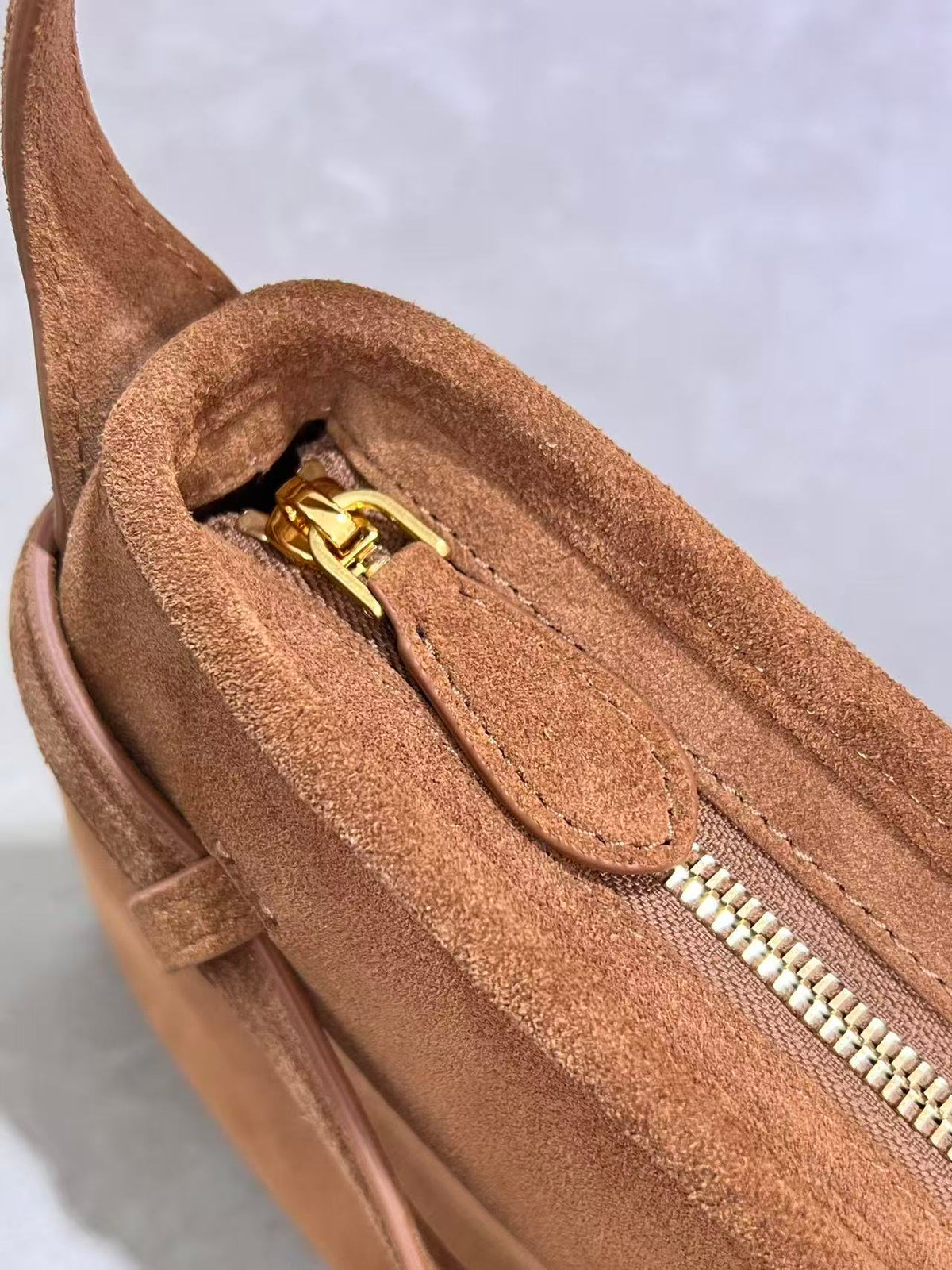 Vintage Deer Leather Shoulder Bag